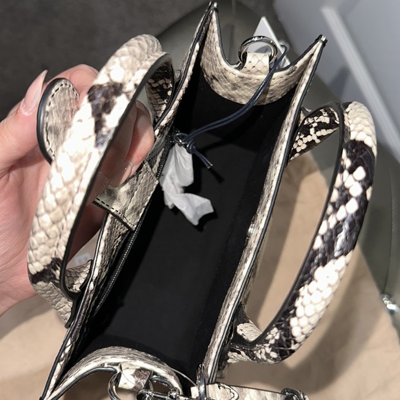 Rebecca Minkoff Megan Cross-Body Mini Tote in "Natural" - Picture 9 of 10